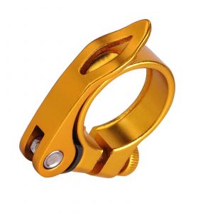 Collier De Serrage Rapide Pour Tige De Selle En Alliage D'aluminium 34,9 Mm, Compatible Avec Tige De Selle De Velo De Route, Collier De Serrage Pour Tube De Selle Et Selles De Velo. - Neuf