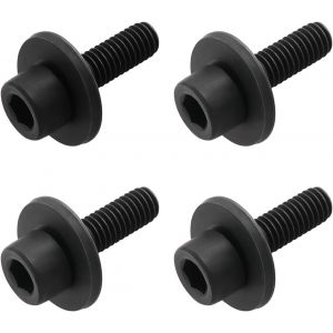 Lot de 4 boulons hexagonaux M6 à filetage gauche pour scie circulaire 266133-3 10541200 compatibles avec Makita BSS610 BSS611 DSS610 DSS610 DSS61 - Neuf