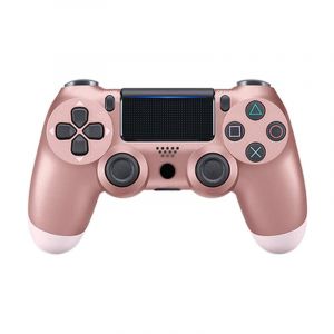 Manette de jeu sans fil Bluetooth avec vibration P4 (or rose) - Neuf
