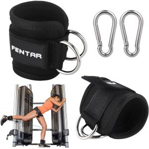 2pcs Sangle Cheville Musculation Poulie R&eacute;glable Gymnastique,Bande De Support Cheville Sangle,Bande Poignet Musculation Sangle De Levage Prot&egrave;ge Poignet Support Machine &Agrave; C&acirc;ble.[K579] - Neuf