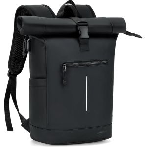 acdsgd-Sac a Dos Etanche pour Femmes et Hommes, Grand Sac &agrave; Dos avec Compartiment pour Ordinateur Portable 17 Pouces, Elegant Sac &agrave; Dos Voyage pour Voyages, Travail, College - Noir (XL) - Neuf