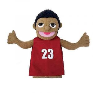 Marionnette à main en peluche douce, marionnettes amusantes, jouet professionnel, offre de 50 %-athlète - Neuf