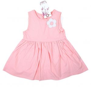 Robe De Princesse Pour Enfants, Gilet A Carreaux, Robe D'ete Sans Manches En Coton Melange (Rose 80) - Neuf