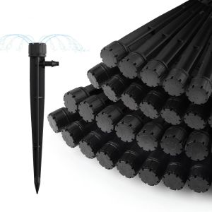 Lot de 100 goutteurs pour système d'irrigation avec raccord Fit 1/4 (4-7 mm) pour tuyau d'eau - Neuf