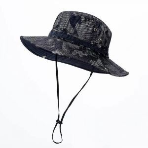 Chapeau De Soleil Camouflage Pour Hommes Et Femmes, Chapeau Seau Tactique Militaire À Large Bord, Casquette De Soleil Jungle Pour Safari, Chasse Et Pêche - Neuf