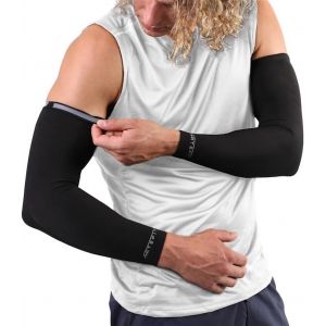 Manchon Bras De Compression X4 Fois Plus Durable-Homme & Femme Anti Uv Protection Upf 50+ Respirant Gaming,Sport Compression Arm Sleeves Pour Cyclisme,Course À Pied Et Jogging.[D427] - Neuf