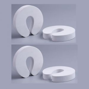Doigt-Une Pincée De Butée De Porte - Paquet De 4. Facilement sécuriser vos portes avec ce durable, mousse souple, arrêt de porte. Empêche pincer les doigts, claquer les portes, et plus encore. - Neuf