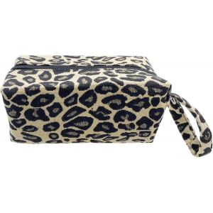 MAA-Trousse de toilette en toile imperméable avec fermeture éclair - Motif léopard - Grande capacité - Pour femmes et filles, multicolore, Trousses de toilette - Neuf