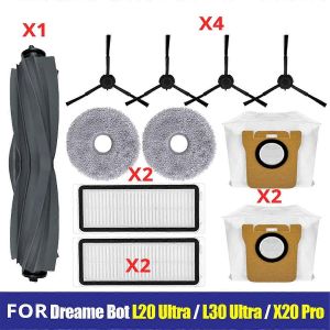 Convient aux accessoires du robot L20 Ultra X20, brosse lat&eacute;rale principale, chiffon de nettoyage, filtre, pi&egrave;ces de sac &agrave; poussi&egrave;re - Neuf