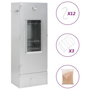 vidaXL Fumoir pour four à barbecue avec copeaux de bois 44,5x29x110 cm - Neuf