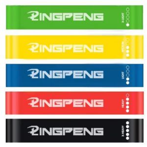 Ensemble De 5 Bandes De R&eacute;sistance Bande De Yoga Fitness Exercice Formation Hanche Bande De Tension Jambe Squat Danse Boucle &Eacute;lastique Bande Extensible - Neuf