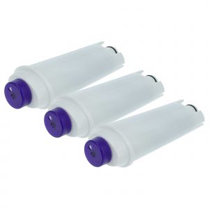 vhbw 3x Filtres &agrave; eau compatible avec DeLonghi S ECAM 22.110.SB machine &agrave; caf&eacute; automatique, machine &agrave; expresso, blanc - Neuf