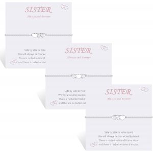 Eryi-2/3 Pièces Bracelets Mère Fille Bracelet Soeur Cadeau Pour Mère Fille S?ur Bracelet De C?ur En Acier Inoxydable 316l Cadeau D'anniversaire De Maman Fille S?ur - Neuf