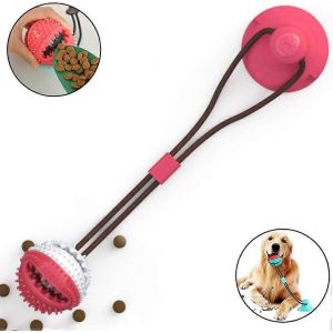 Ventouse Jouet Pour Chien Jouet De Traction Jouet Pour Chien Balle À Mâcher Jouet Multifonction Pour Animaux De Compagnie Jouets De Nettoyage De Dents - Neuf
