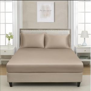 Drap Housse 160x200cm Satin Dor&eacute; Jaune Bonnet 30 Cm Microfibre Rose Motif Drap De Lit Soie Drap-Housse 160 X 200cm Uni Lisse Respirant Pour Matelas &Eacute;pais,Grand Bonnet 160 X 200 X 30 - Neuf