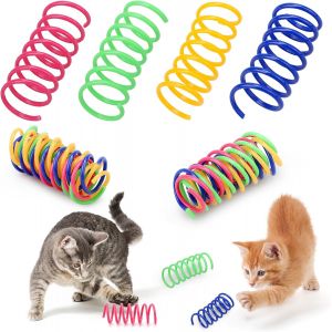 Subzonal-Lot De 40 Ressort Chat Jouets En Spirale Pour Chatjouet En Spirale Ressort Chat Jouet-Jouet Pour Chatjouet En Plastique Jouet Pour Et Chaton - Neuf