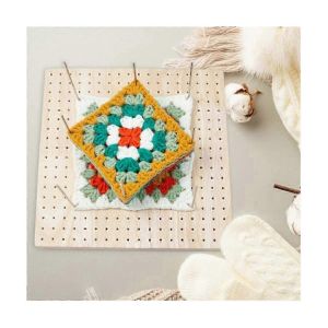 Planche De Blocage Au Crochet De Fil De Laine,Accessoires Au Crochet Pour Tricoter Au Crochet Et Carr&eacute;s De Grand-M&egrave;re,7.7i - Neuf