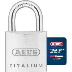Titalium AB64TI/30 - corps de cadenas en aluminium sp&eacute;cial - anse en acier tremp&eacute; - de s&eacute;curit&eacute; 4 - argent, gris, 30mm - Neuf