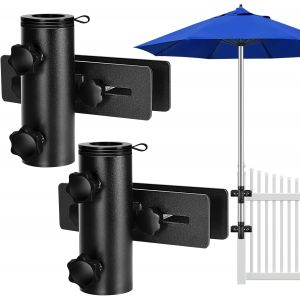 Ulteronixshop-Lalafancy Pied De Parasol, Tube De Parasol Socle De Parasol Ext&eacute;rieur Pour M&acirc;t De Parasol De &Oslash; 3,2cm/3,8 Cm/4,8 Cm Jardin Terrasse Piscine, Noir - Neuf
