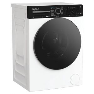 Whirlpool WPM 87W ADS SPT machine &agrave; laver chargement frontal 8 kg 1351 tr/min Noir et Blanc - Neuf