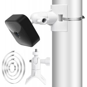Support universel à poteau pour Arlo, Eufy, Google Nest Cam, Stick Up Cam/Pro, Rin g Indoor Cam, convient à toutes les caméras de surveillance avec trous standard de 1/4 de filetage (blanc).[F719] - Neuf
