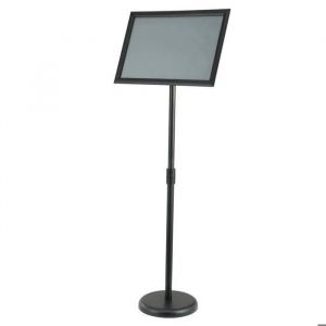 Support de Panneau sur Pi&eacute;destal-Duoku-11 x 17 pouces-R&eacute;glable Vertical et horizontal-Support au sol Robuste-Avec Base Ronde - Neuf