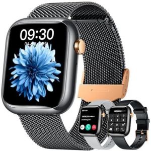 Montre Connectée Femme Sport Smartwatch: Fitness Smart Watch Avec Appel Bluetooth 100+ Sport Mode Podometre Digitale Pour Andriod Et Iphone Moniteur De Sante Tension Arterielle Montres Intelligente - Neuf