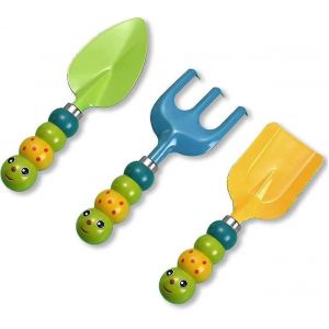 Outils de jardin pour enfants, Outils de plage, Ensemble d'outils de jardinage pour les enfants, 3 pi&egrave;ces - Neuf