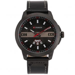 Curren Calendrier &Agrave; La Mode Homme Montre Pu Bracelet En Cuir Quartz Montre-Bracelet &Eacute;tanche Couleur 2 - Neuf