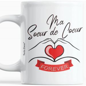 Eryi-Cadeau Noel Meilleure Amie Soeur De Coeur Forever Mug Anniversaire Saint Valentin Jolie Tasse À Offrir Entre Amies Soeurs Pour Toujours Jolis Cadeaux D'amitiés Pour Femmes - Neuf