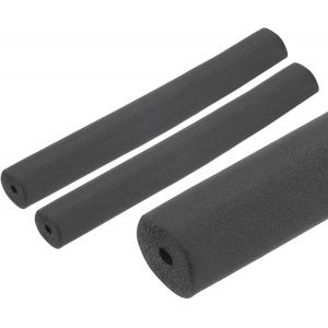 KALANKA-2Pcs 10"" Tuyau Isolation Tube Extérieur Tuyau Calorifuge 6mm(1/4 Pouce) ID 36mm OD Tube en Mousse pour Support de Poignée, Noir - Neuf