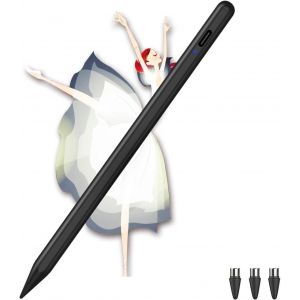 Universival Active Pad Stylet pour &eacute;cran tactile rechargeable avec stylet magn&eacute;tique pour iPad Pro/Air/Mini/Samsung/iOS/Android/tablettes Noir - Neuf