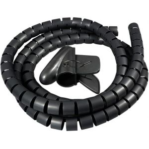 MEVRONISSHOP-16mm Gaine Spirale Gaine C&acirc;ble Flexible Fil Rangement C&acirc;ble Spirale Cache Cable Gestion de C&acirc;ble Range Organisateur de C&acirc;ble Manchon Protecteur Tube Longueur 3Meters - Neuf