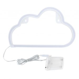 Hjlian Lampe Murale Led Neon En Forme De Nuage, Ideale Pour La Maison, Un Bar, Une Fete, Noel Ou Un Mariage. Lumiere Rose. - Neuf