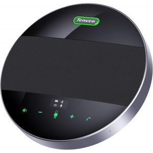lbgwp60-Haut-Parleur Et Microphone De Conférence Sans Fil Bluetooth, Haut-Parleur De Conférence Téléphonique, Usb Microphone Omnidirectionnel À 360°Avec 4 Microphones Pour La Salle De Réunion-M5 - Neuf