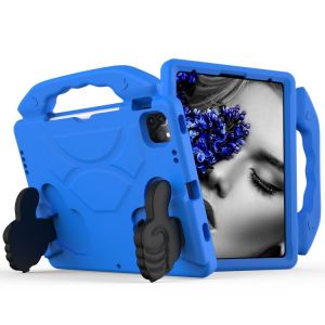 Coque Enfant Eva Antichoc Pour Ipad Pro 11 2024 Avec Support Pouce - Bleu - Neuf