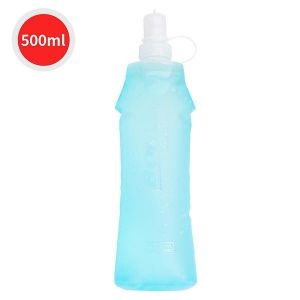 Bouteille D'eau Souple Pliable En Tpu - Légère, Écologique, Idéale Pour La Course, La Randonnée Et Les Aventures En Plein Air - Neuf