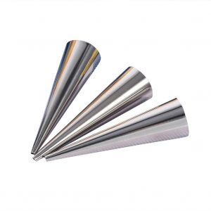 Hjlian Lot De 6 Moules A Croissants Antiadhesifs En Acier Inoxydable Pour Desserts, Cannoli, Outils De Cuisson (S) - Neuf