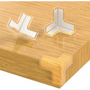 12pcs Coin De Table Protection-Pré-Encollé Protege Coin De Table Bebe Transparent,Protections D'angle Pour Meuble Sécurité Enfant Avec Une Bande Adhésive Forte - Neuf