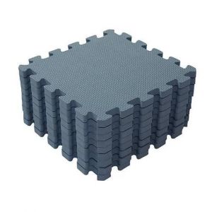 BabyDan tapis de jeu junior 90 cm mousse bleue 9-pi&egrave;ces - Neuf