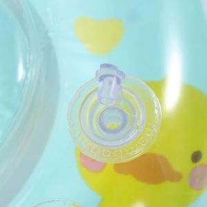 Bouee De Natation Gonflable Pour Bebe, Anneau De Securite Pour Le Cou, Protection Du Bain, Bleu, Taille M - Neuf