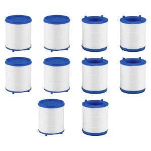 Lot de 10 filtres de robinet anticalcaire en coton PP pour purificateur d'eau de robinet, pour cuisine et salle de bain - Neuf