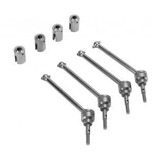 Arbre De Transmission Avant/Arriere Rc, Ensemble D'arbres De Transmission En Acier Avec Coupelle D'arbre De Transmission Pour Voitures Rc Traxxas 1/10 Maxx 2.0 - Neuf