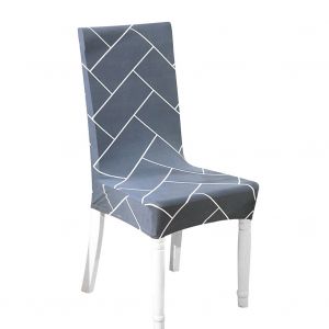 HJLIAN Housse de chaise elastique en polyester imprime, housse de protection amovible pour la maison, le mariage, l'hotel - Neuf