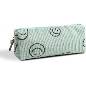 (Vert) De Grande Capacité Smiley Cas De Crayon, Office De Sac De Stockage, Un Sac De Maquillage - Neuf