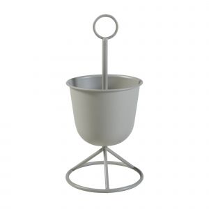 Porte-Plantes Style Intemportel Support 48 X 23 Cm 1 Cache-Pot Beige Helloshop26 03_0010320 - Neuf