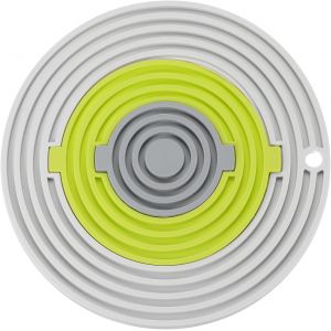 AYUHR-Tapis Silicone pour Micro-Ondes 8 pouces, Multi-Usages Amovible Coussin Chauffant, Dessous Plat Sécuritaire, Maniques, Épaissi (gris Clair, Vert, Gris Foncé) - Neuf
