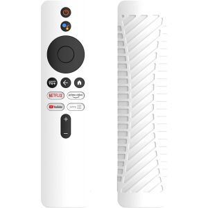 Silicone Coque Compatible avec Xiaomi Mi Box 4K TV (2nd Gen) Télécommande, Antidérapant Étui de Protection Remote Caque Case Housse pour Xiaomi Mi Box 4K TV Remote 2nd Generation (Blanc) - Neuf
