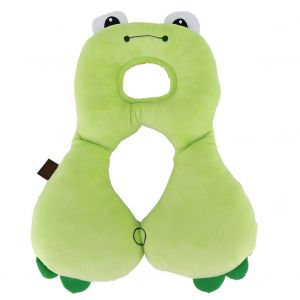 Appuie-Tete Reglable Pour Bebe, Coussin De Siege De Poussette, Oreiller De Tete, Support De Cou (Grenouille) - Neuf