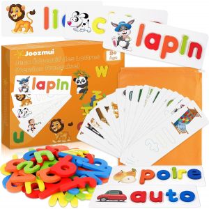 Eryi-Jouet Fille 3-8 Ans, Jeux Educatif 3-8 Ans Cadeau Fille 3-8 Ans Jouet Enfant 3-6 Ans Garçon Apprendre A Lire Jeux De Societe 3-8 Ans Jouet Garcon Lettre Scrabble Classique - Neuf